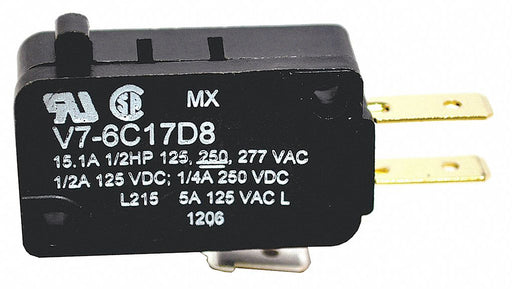 MiniSnapActionSwitch Plunger 1NO/1NC