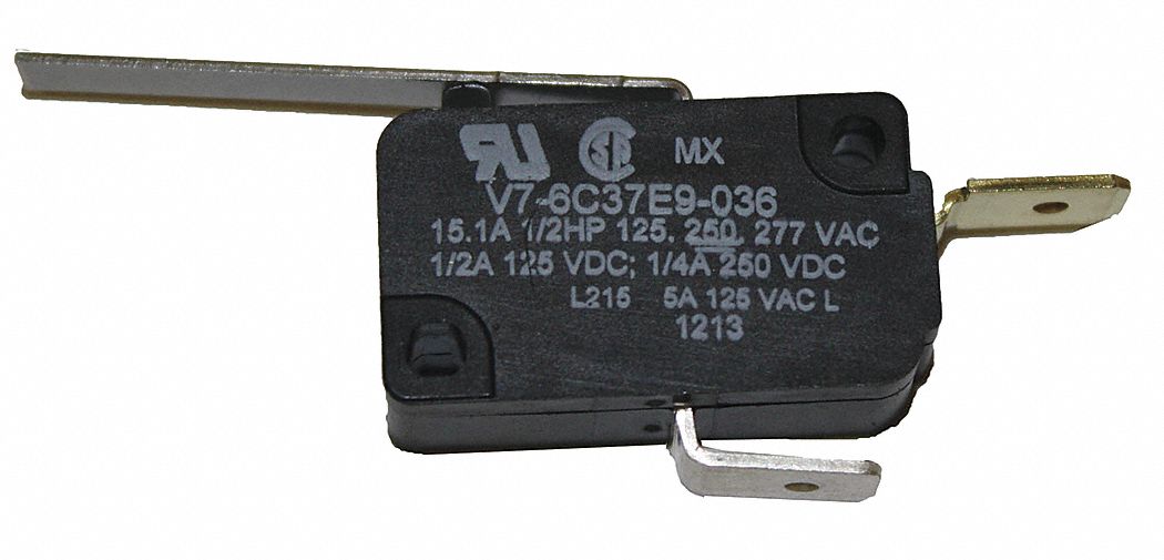 Miniature Snap Action Switch Lever 1NC