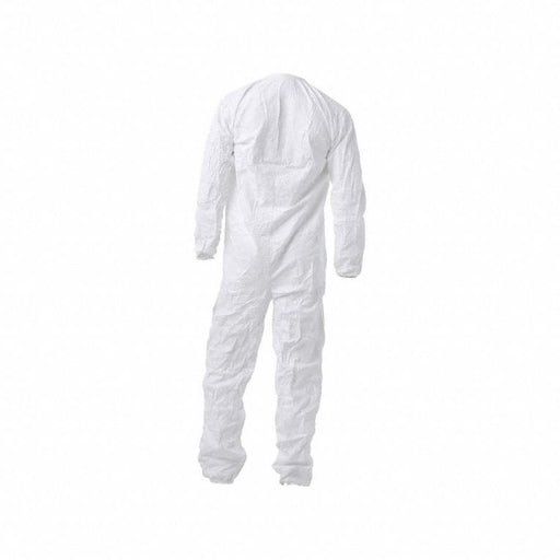 Coveralls XL White Spunbonded PE PK25