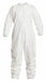 Collared Coverall Elastic White L PK25
