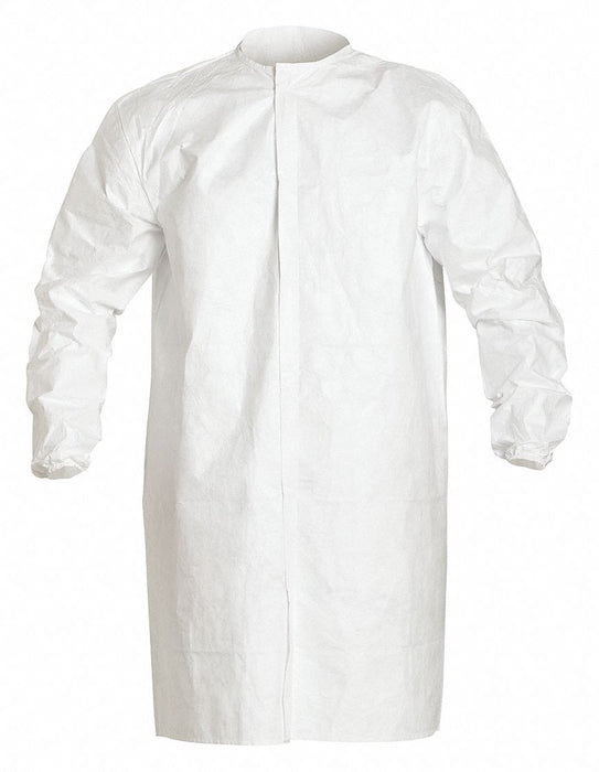 M9115 Frock L White Tyvek(R) IsoClean(R) PK30