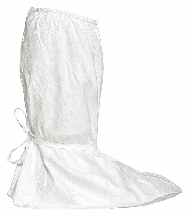 M9125 Boot Covers TyvIsoClean White XL PK100