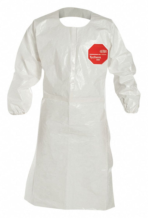 M9167 Sleeve Apron L White Tychem(R) 4000 PK25