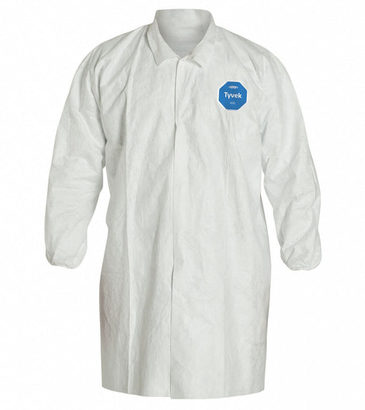 J6437 Lab Coat 2XL White Tyvek(R) 400 PK30