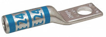 OneHoleLugCmprsnConn Long Blue 24