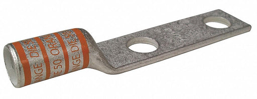 TwoHoleLugCmprsnConn Long Orange 50