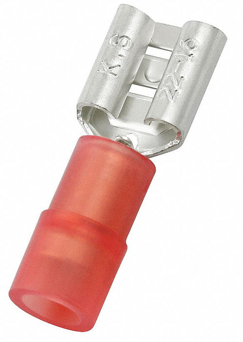 WireDisconnect Brass Red Nylon PK100