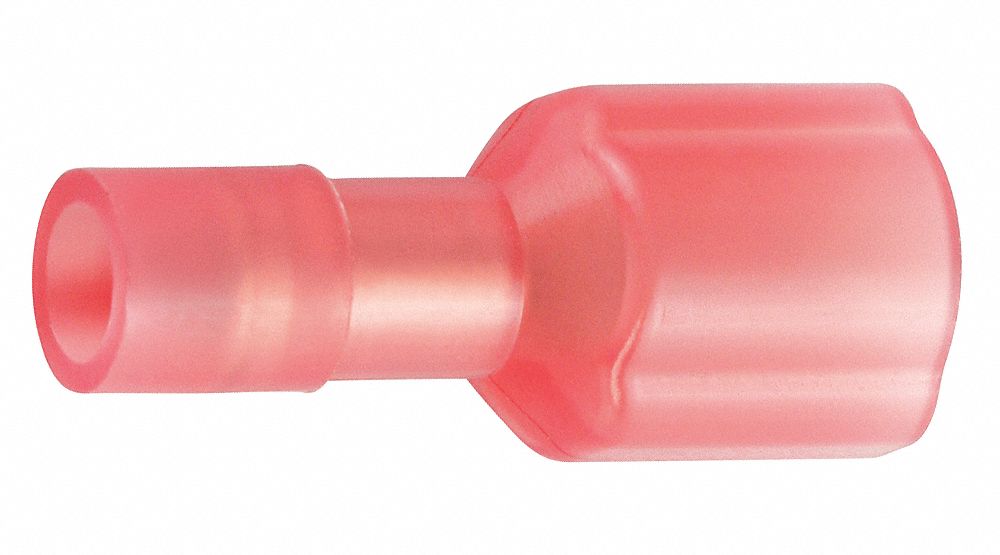 WireDisconnect Brass Red Nylon PK100