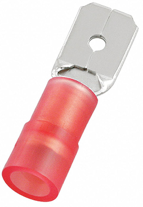 WireDisconnect Brass Red Nylon PK100