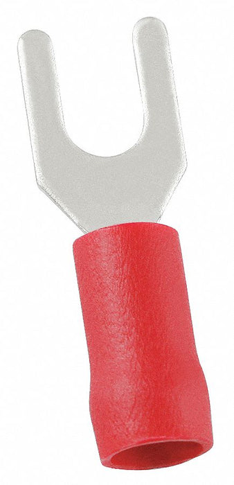 FT 22to16AWG Vinyl Red Stud1/4in PK100