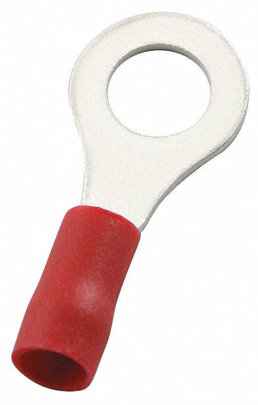 RT 22to16AWG Vinyl Red Stud5/16in PK100