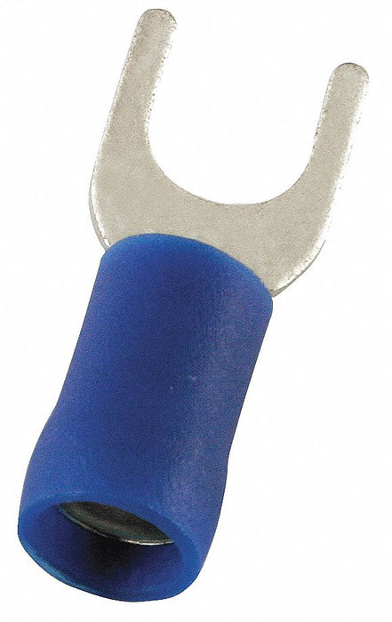 FT 16to14AWG Vinyl Blue Stud1/4in PK100
