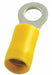 RT 12to10AWG Vinyl Yellow Stud1/2in PK50