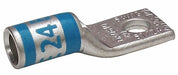 OneHoleLugCmprsnConn Long Blue 24