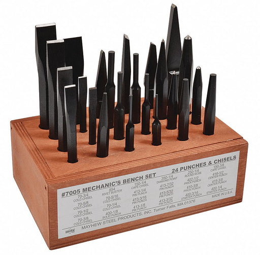Punch and Chisel Set 24 Pieces