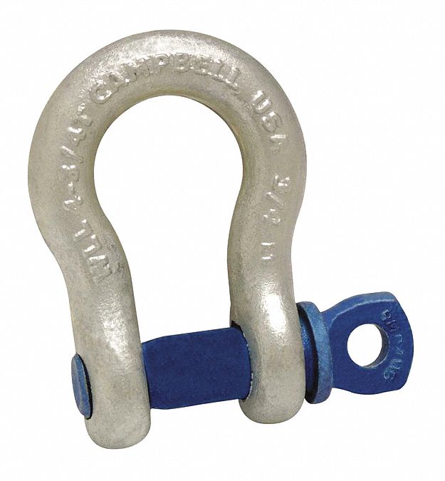 13/4In Anchor Shackle Screw Pin Cs Galv
