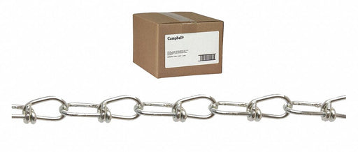 No2 Inco Double Loop Chain Zinc 100Ft Ct