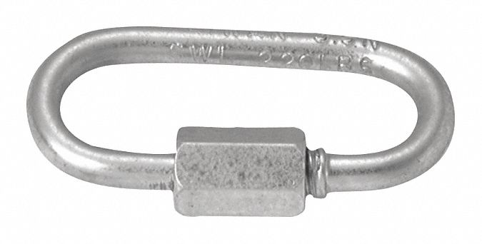 No7350 1/4In Quick Link Steel Zinc Pl