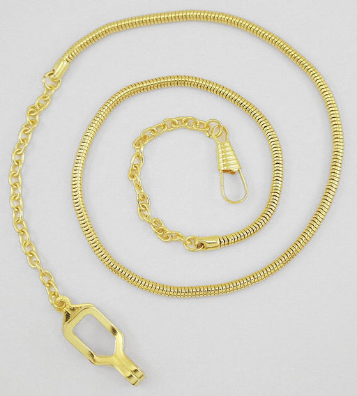 Whistle Chain Metal Gold