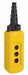 Pendant Enclosure 22mm 3 Holes Yellow