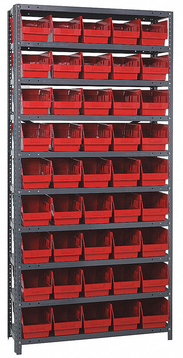 G6995 Bin Shlvng 18inx75inx36in Red