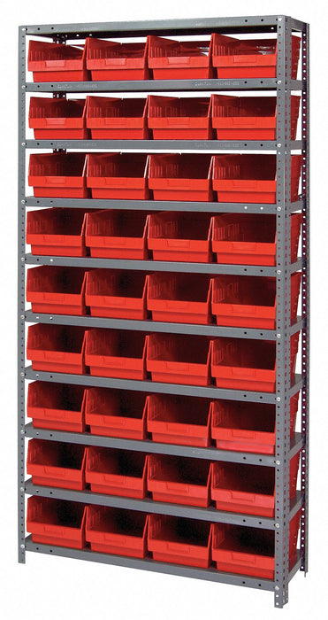 G6996 Bin Shlvng 18inx75inx36in Red