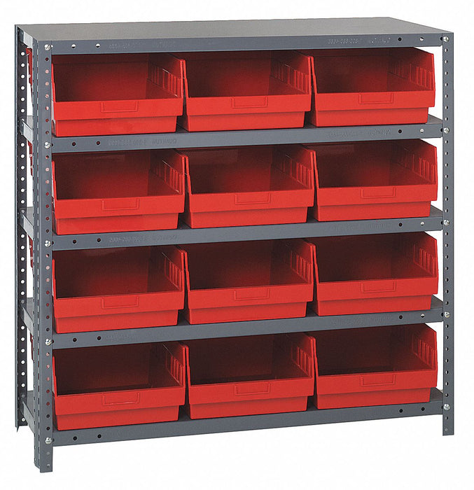 G6993 Bin Shlvng 18inx39inx36in Red