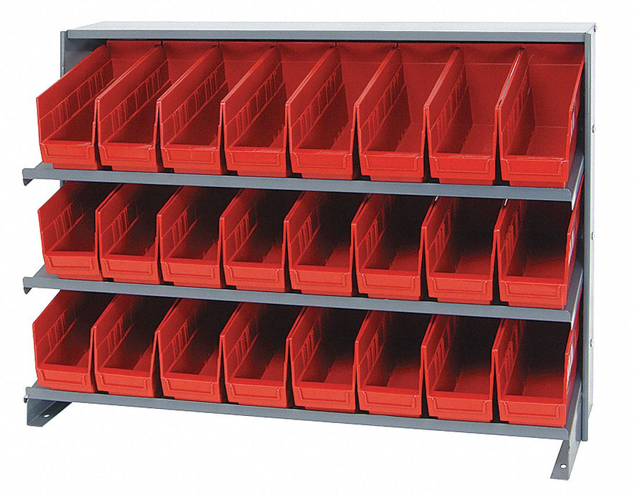 G7012 Bench Pick Rack 12x27x36in Red