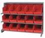 G7013 Bench Pick Rack 12x27x36in Red