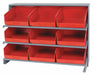 G7015 Bench Pick Rack 12x27x36in Red