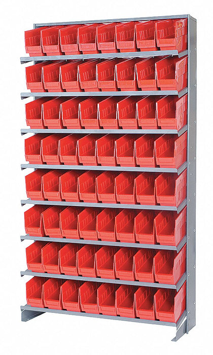 G7016 Pick Rack 12inx64inx36in Red