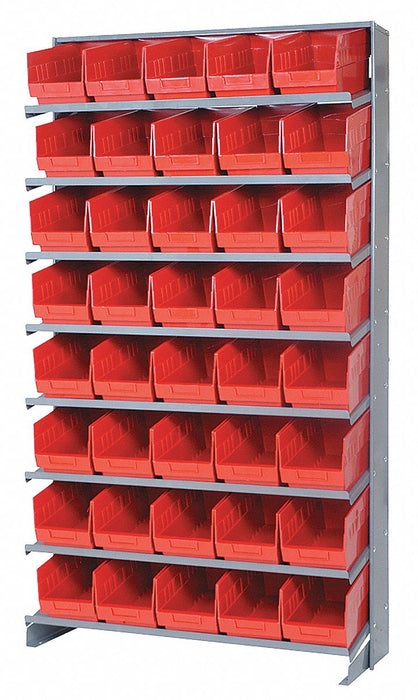 G7017 Pick Rack 12inx64inx36in Red