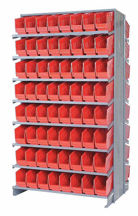 G7008 Pick Rack 24inx64inx36in Red