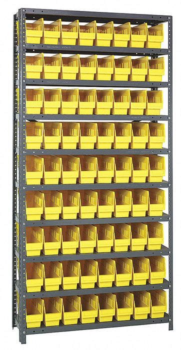 G6986 Bin Shlvng 12inx75inx36in Yellow