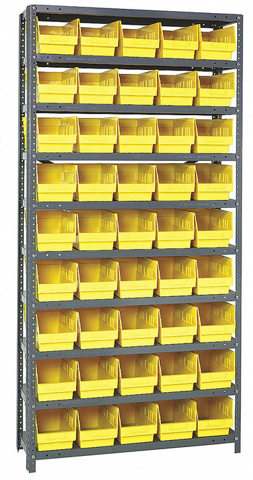G6987 Bin Shlvng 12inx75inx36in Yellow