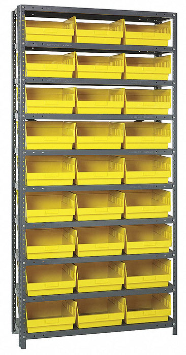 G6989 Bin Shlvng 12inx75inx36in Yellow