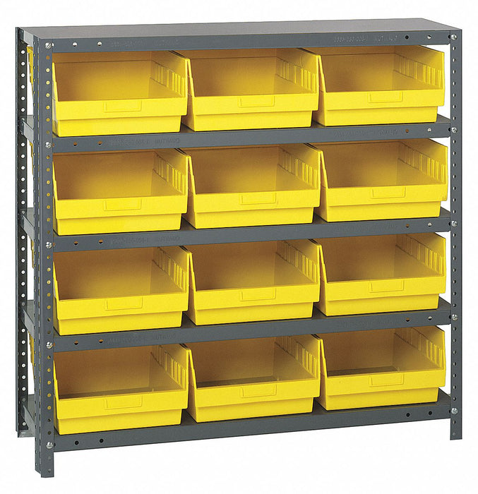 G6993 Bin Shlvng 18inx39inx36in Yellow