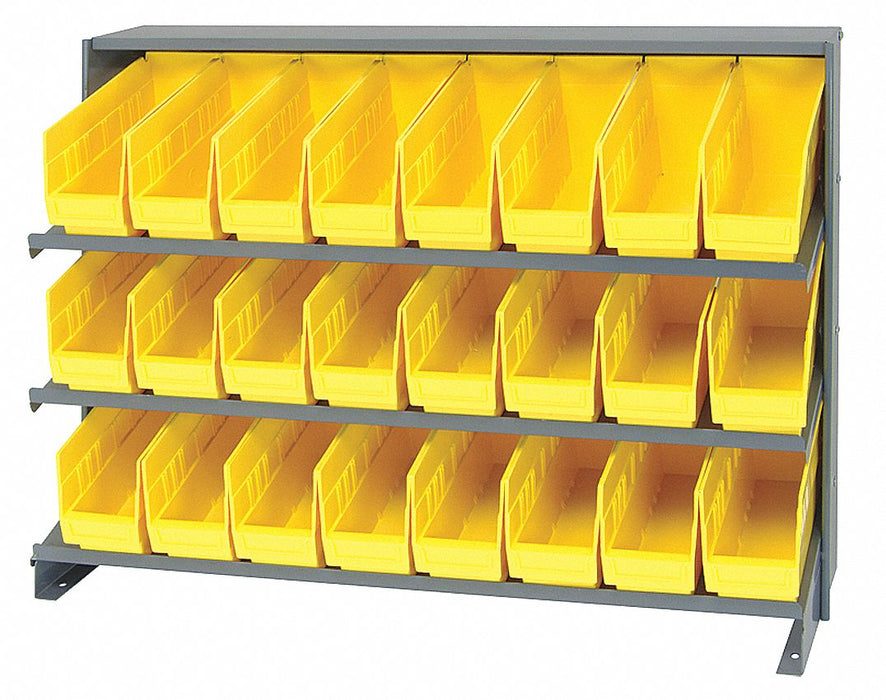 G7012 Bench Pick Rack 12x27x36in Yellow