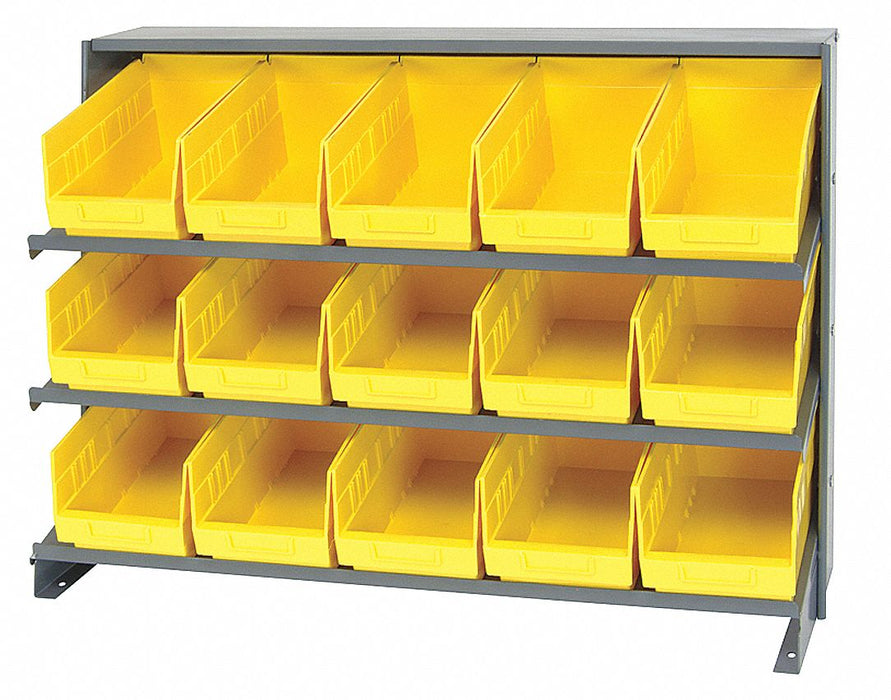 G7013 Bench Pick Rack 12x27x36in Yellow