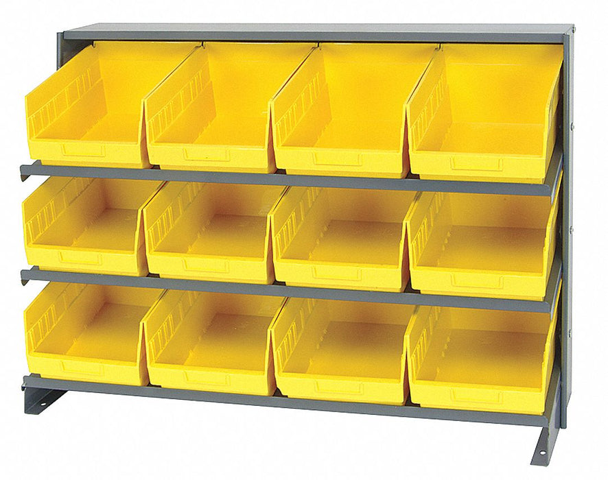 G7014 Bench Pick Rack 12x27x36in Yellow