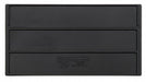 BinDivider 10inL Plastic Black PK6