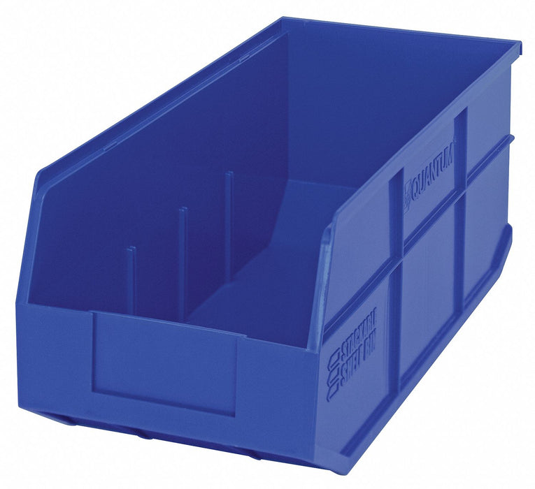 G7049 Shelf Bin Blue Polypropylene 7 in