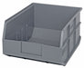 G7047 Shelf Bin Gray Polypropylene 7 in
