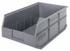 G7050 Shelf Bin Gray Polypropylene 7 in