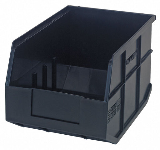 G7043 Shelf Bin Black Polypropylene 7 in