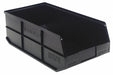 G7052 Shelf Bin Black Polypropylene 7 in