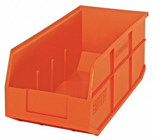 G7049 Shelf Bin Orange Polypropylene 7 in
