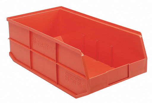 G7052 Shelf Bin Orange Polypropylene 7 in