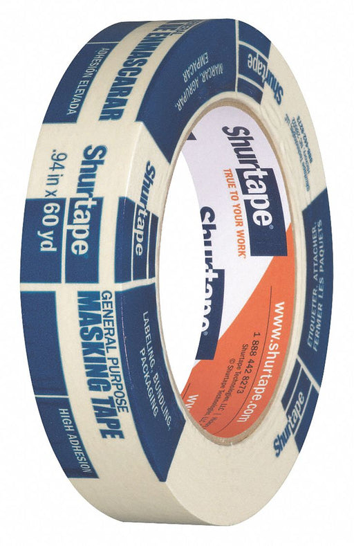 MaskingTape Crepe Tan 60-1/8ydL 1inW