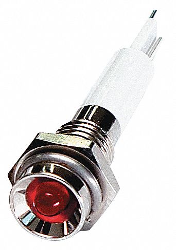 Protruding Panel Light Red 24 V DC